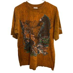 Vintage Ragtops Bear Graphic T-Shirt Hiawathas Elkins WV 100% Cotton USA Size XL